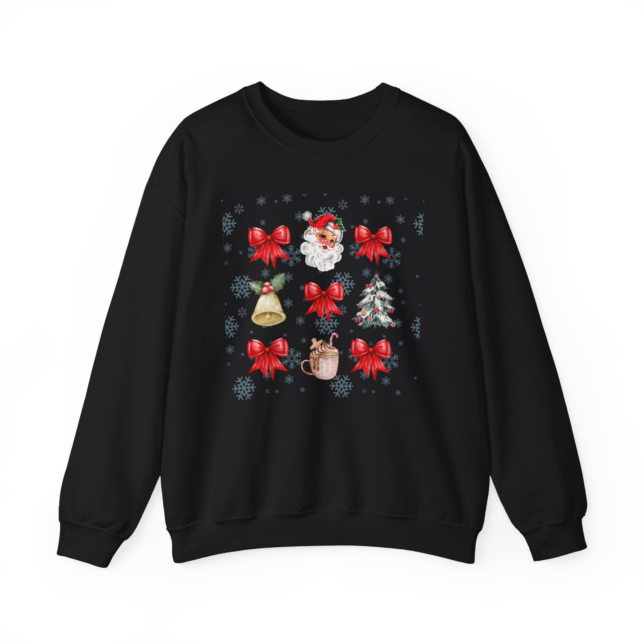 "Christmas Bows" Unisex Heavy Blend Crewneck Sweatshirt