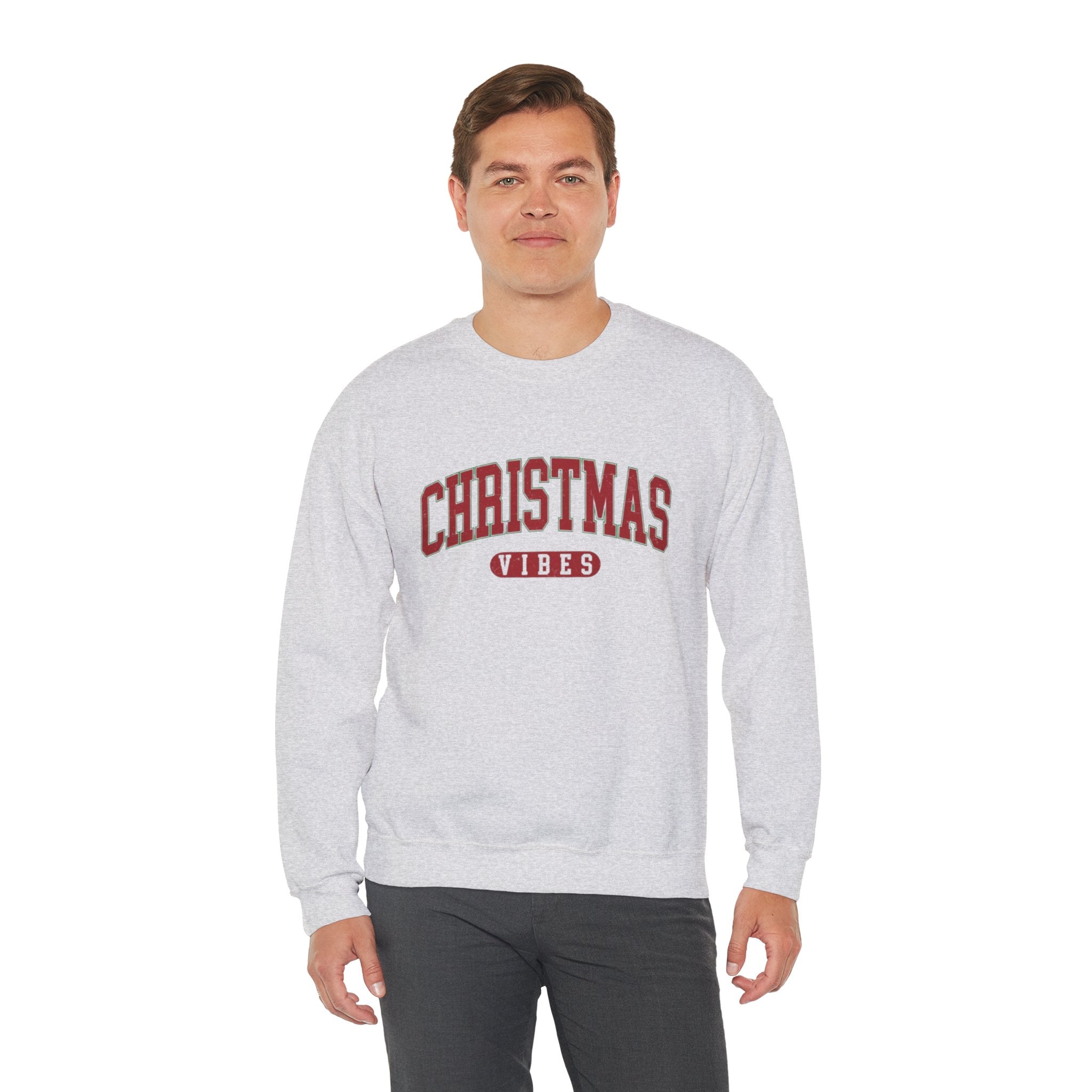 "Christmas Vibes" Unisex Heavy Blend Crewneck Sweatshirt