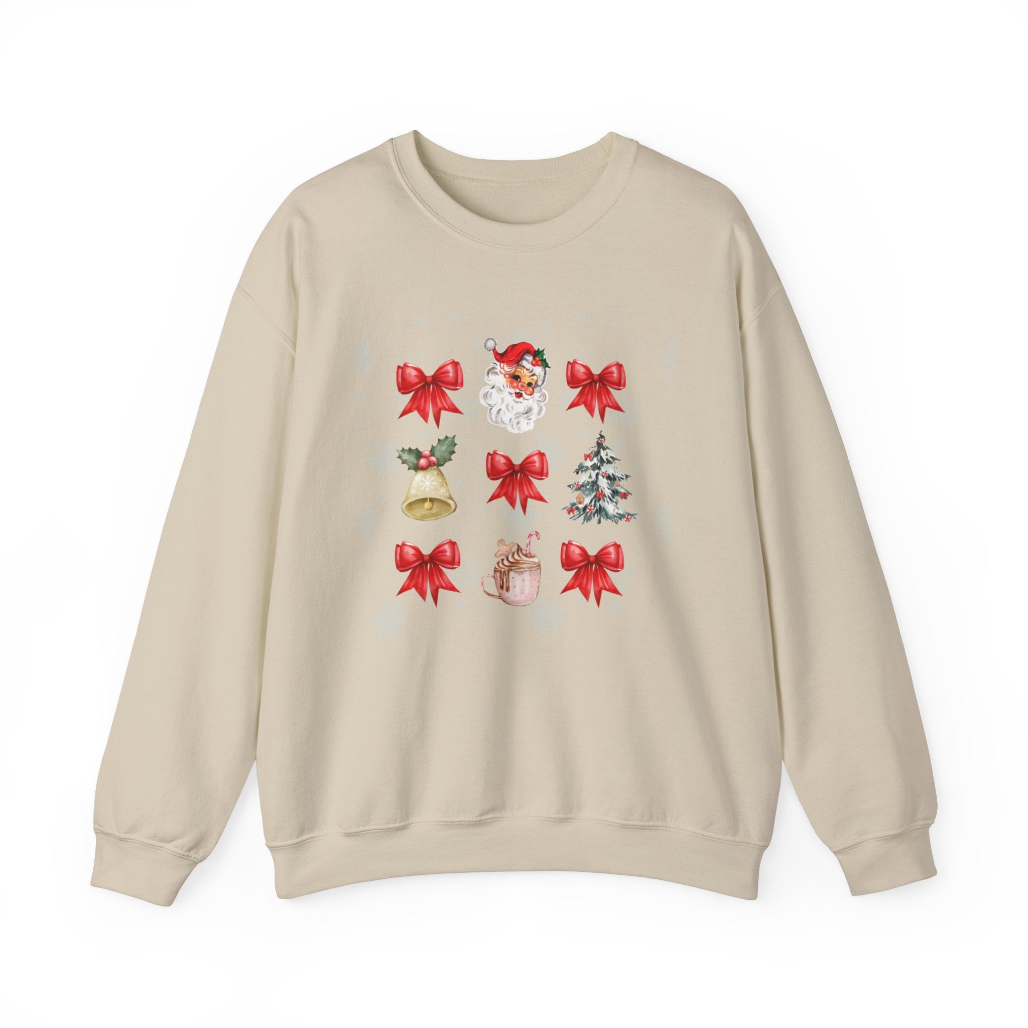 "Christmas Bows" Unisex Heavy Blend Crewneck Sweatshirt