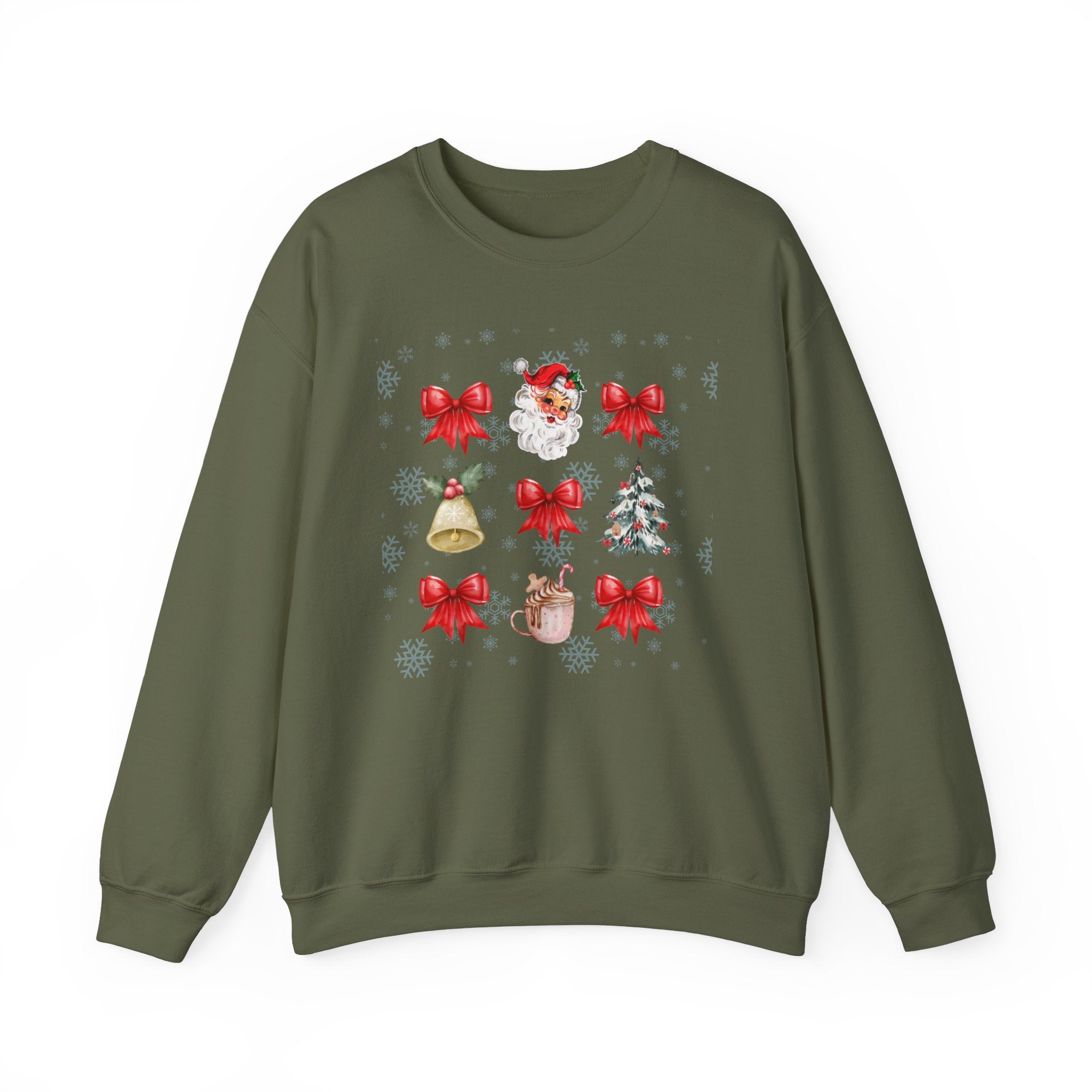 "Christmas Bows" Unisex Heavy Blend Crewneck Sweatshirt