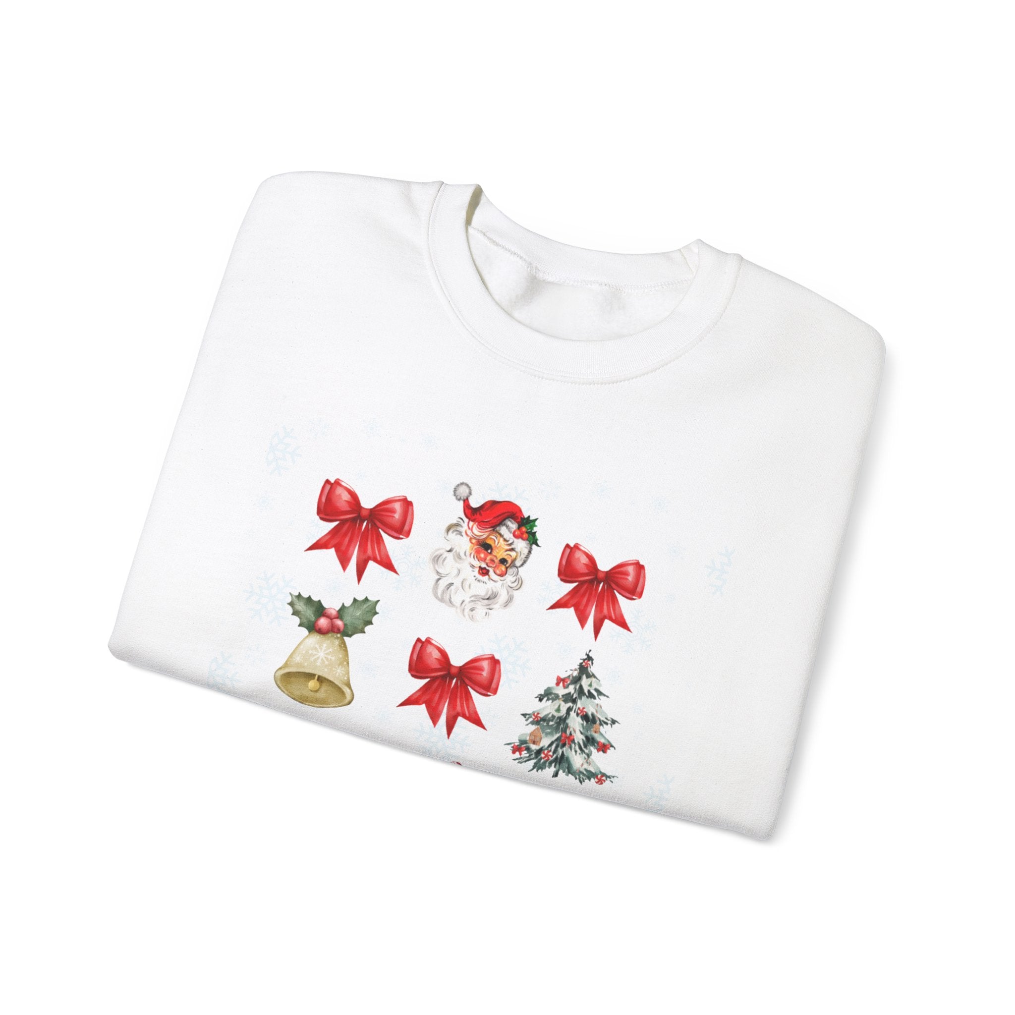 "Christmas Bows" Unisex Heavy Blend Crewneck Sweatshirt