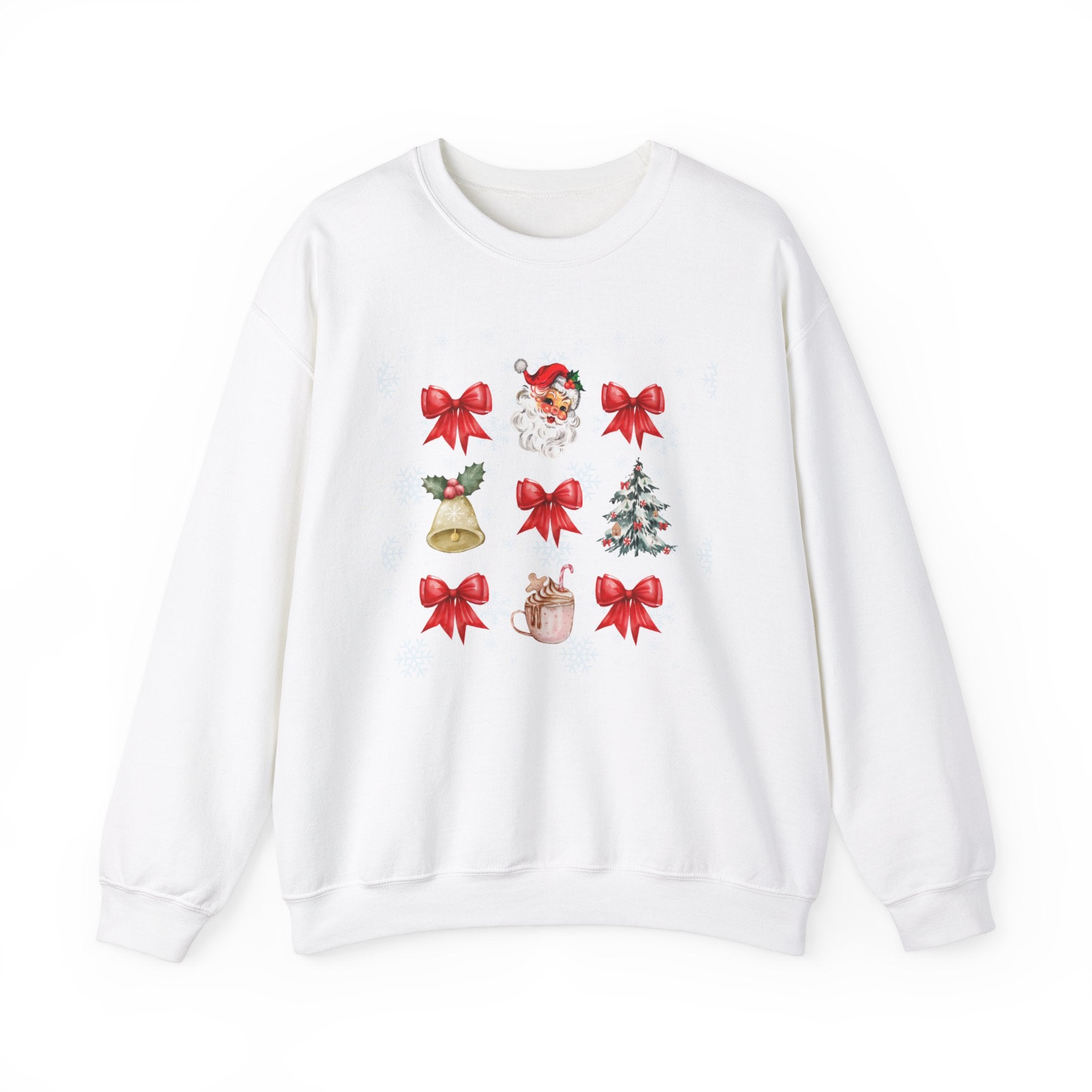 "Christmas Bows" Unisex Heavy Blend Crewneck Sweatshirt