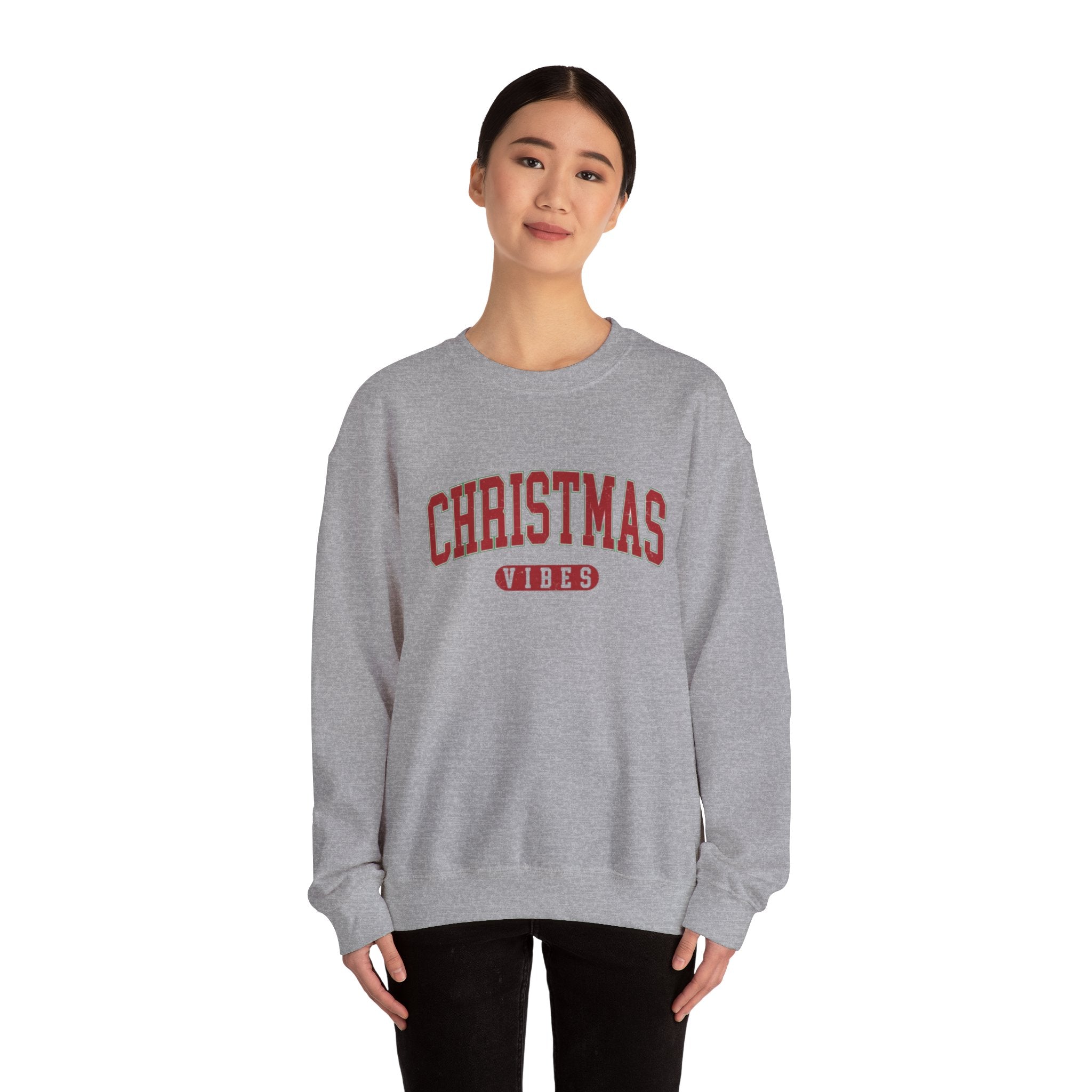 "Christmas Vibes" Unisex Heavy Blend Crewneck Sweatshirt