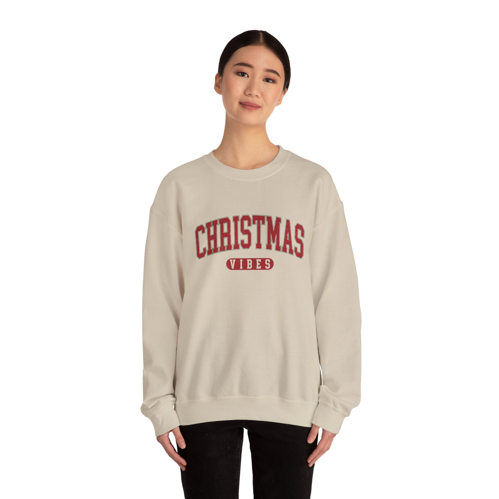 "Christmas Vibes" Unisex Heavy Blend Crewneck Sweatshirt