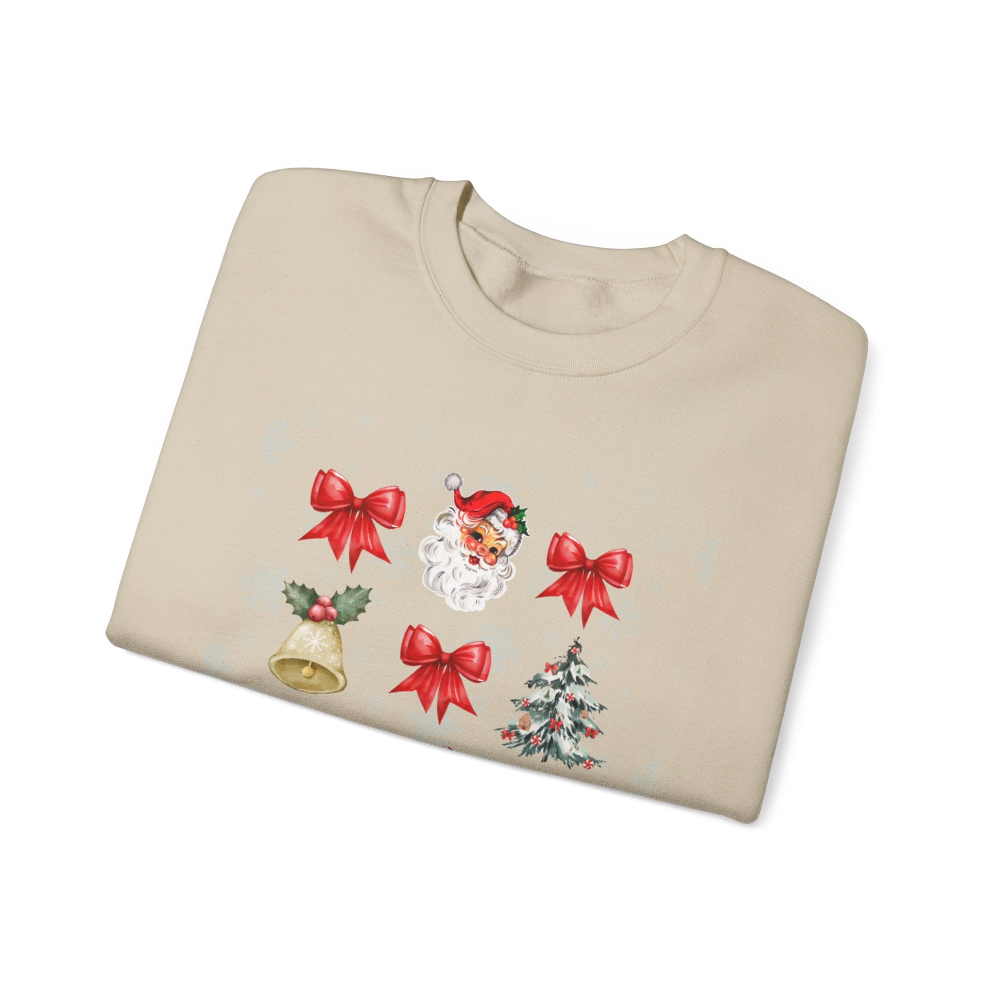 "Christmas Bows" Unisex Heavy Blend Crewneck Sweatshirt