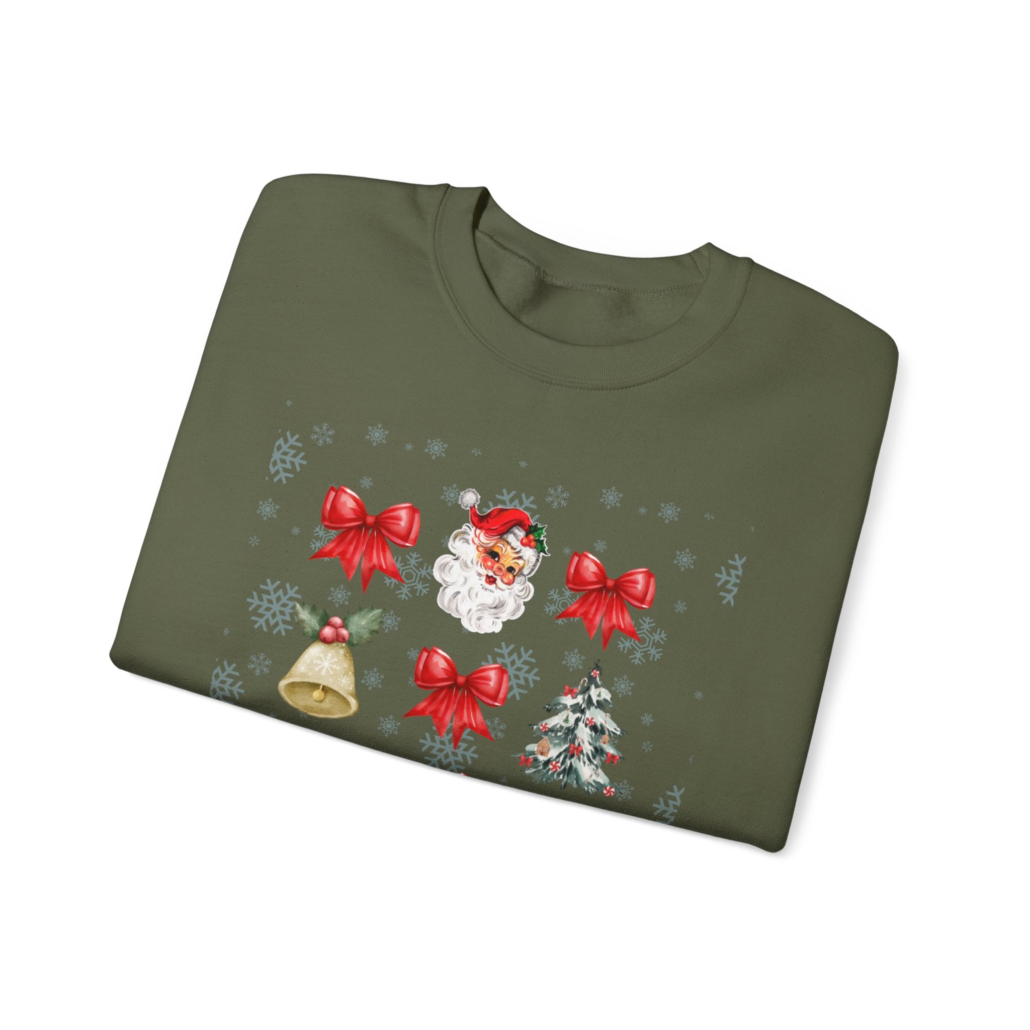 "Christmas Bows" Unisex Heavy Blend Crewneck Sweatshirt